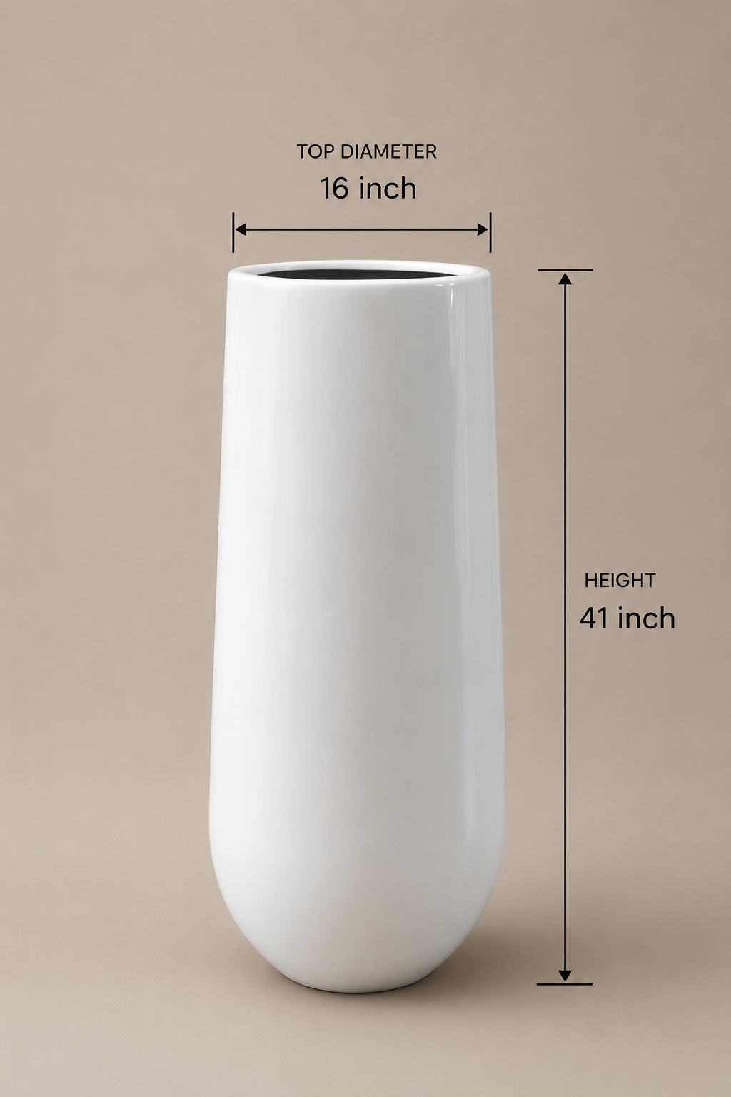 Cono Tall FRP Planter- XL - Image